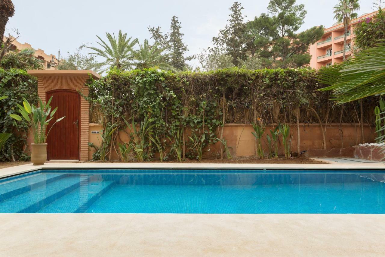 The Ruby Apartment With Private Swimming Pool - Hivernage Quarter - By Goldex Marrakech Marrakesch Exterior foto