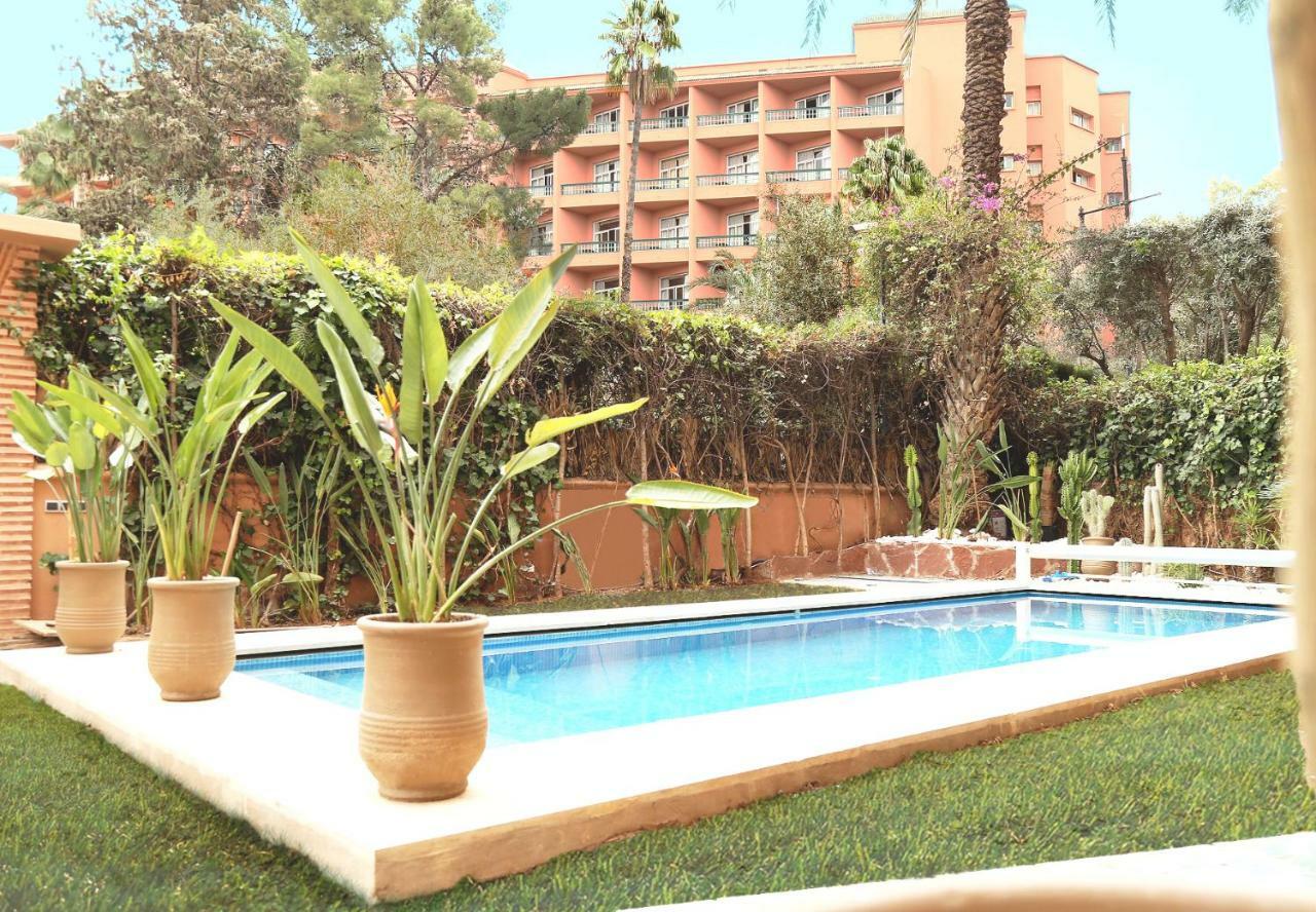 The Ruby Apartment With Private Swimming Pool - Hivernage Quarter - By Goldex Marrakech Marrakesch Exterior foto