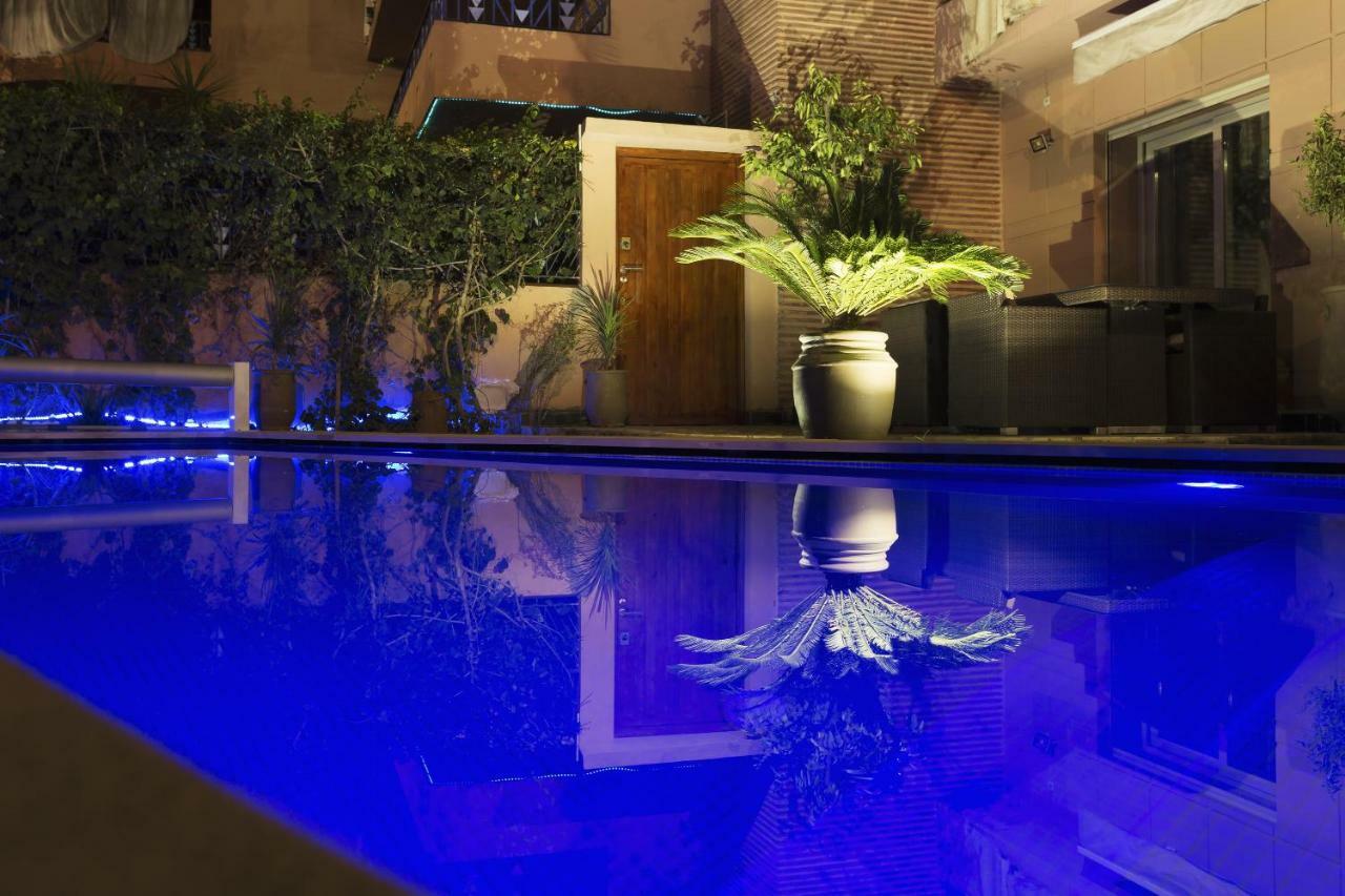 The Ruby Apartment With Private Swimming Pool - Hivernage Quarter - By Goldex Marrakech Marrakesch Exterior foto